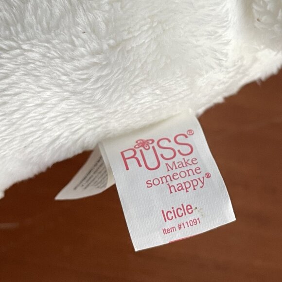 Russ Berrie Lil Peepers Icicle Polar Bear Plush - Picture 8 of 8